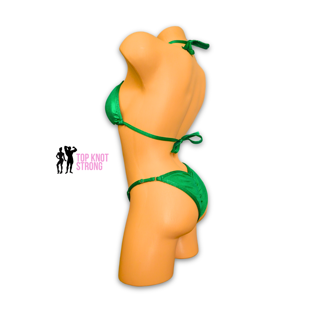 Kelly Green Fit Model Bikini Competition Suit