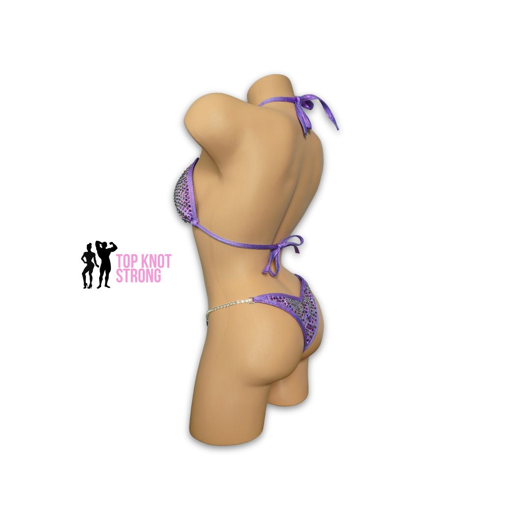 Harmony Lilac Purple Crystal Wellness Competition Suit
