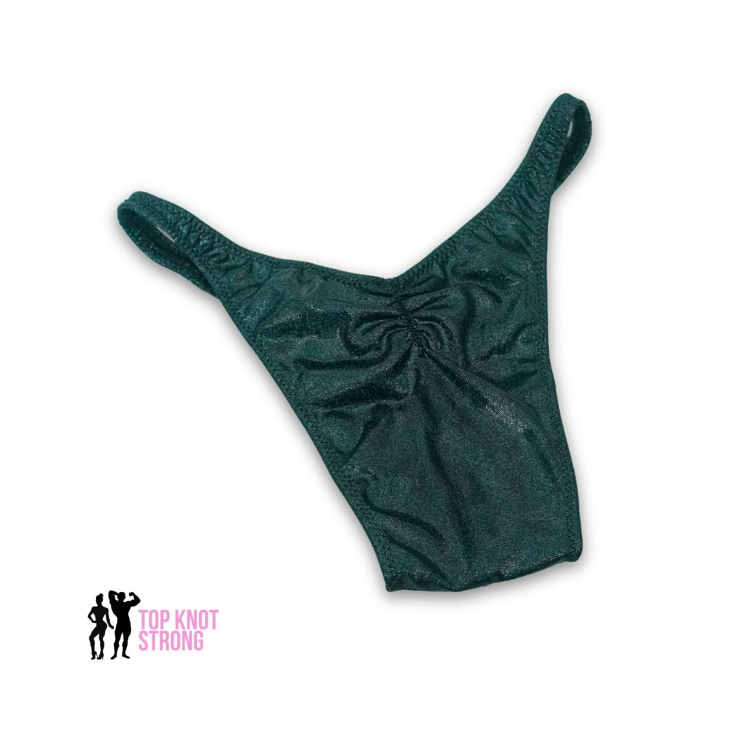 Black Holo Men's Bodybuilding Posing Trunks