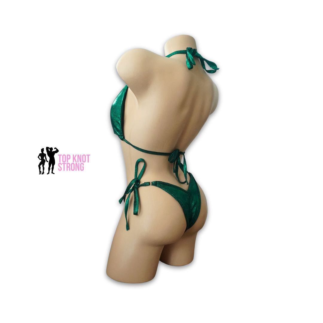 RTS: Emerald Green Wellness Practice Posing Suit