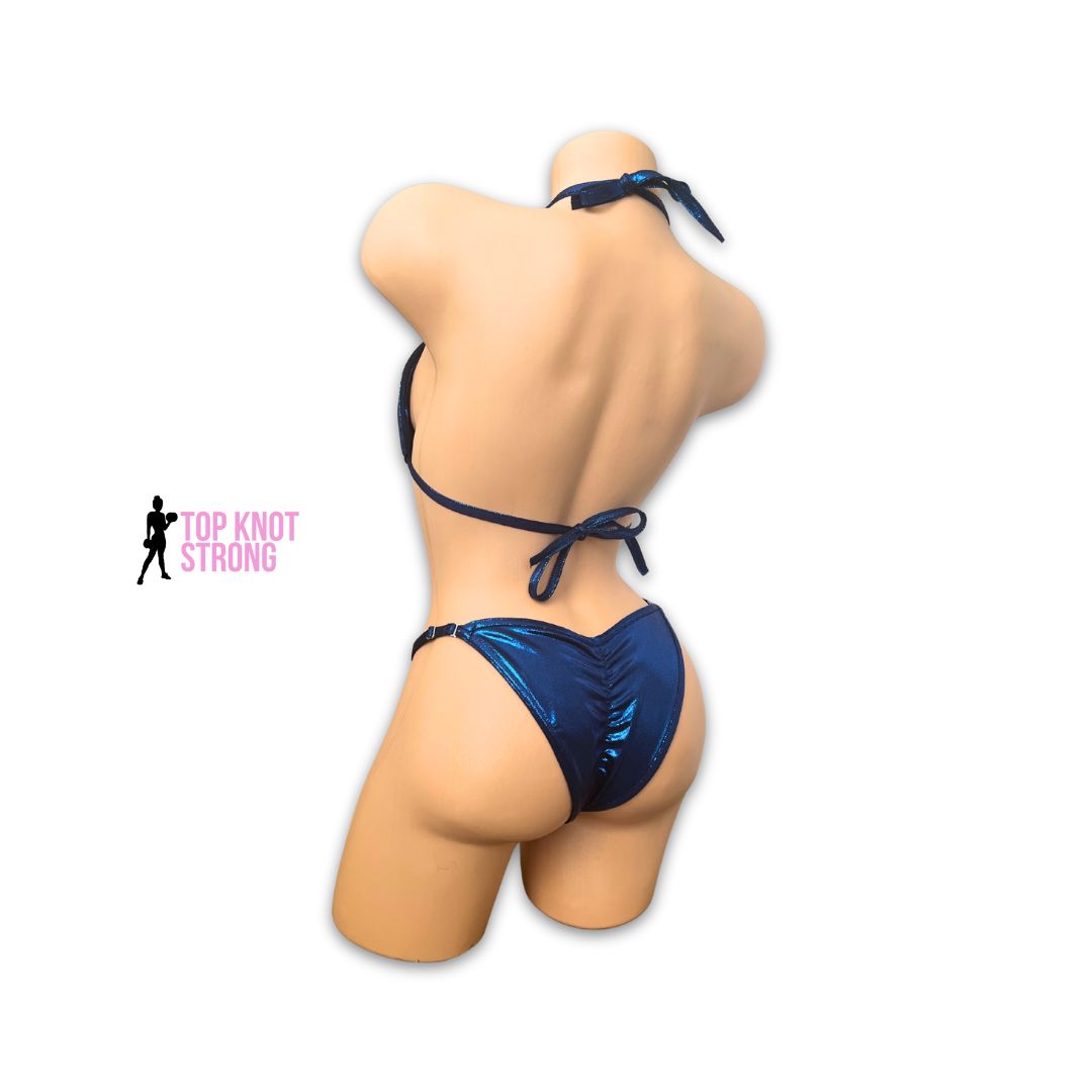 Royal Blue Fit Model Bikini Competition Suit