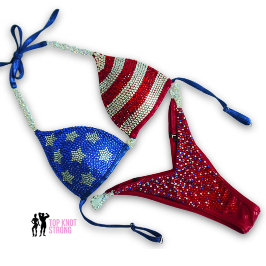 Liberty-Kini Figure Physique Bodybuilding Competition Suit