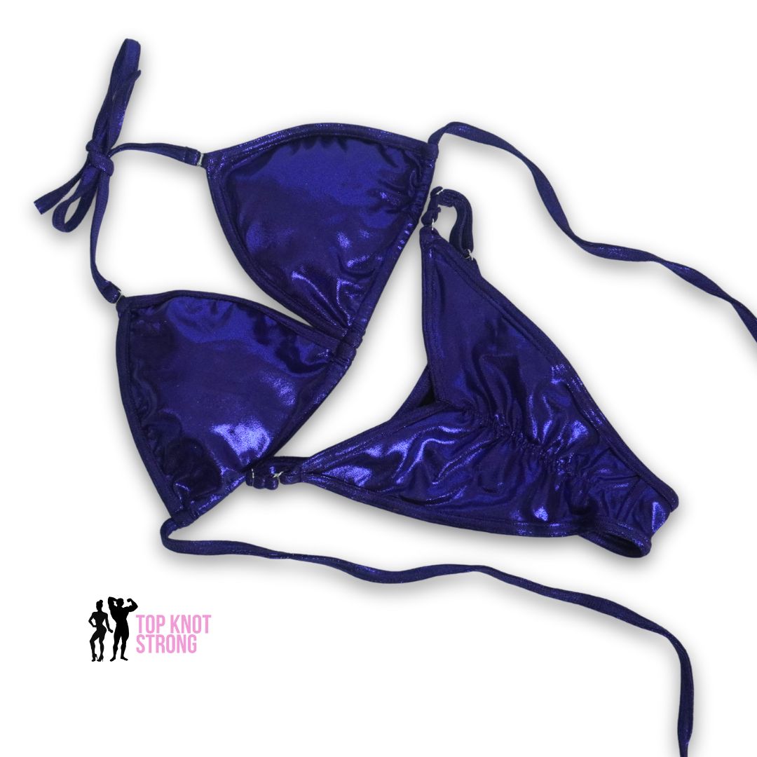 Eggplant Purple Fit Model Bikini Competition Suit