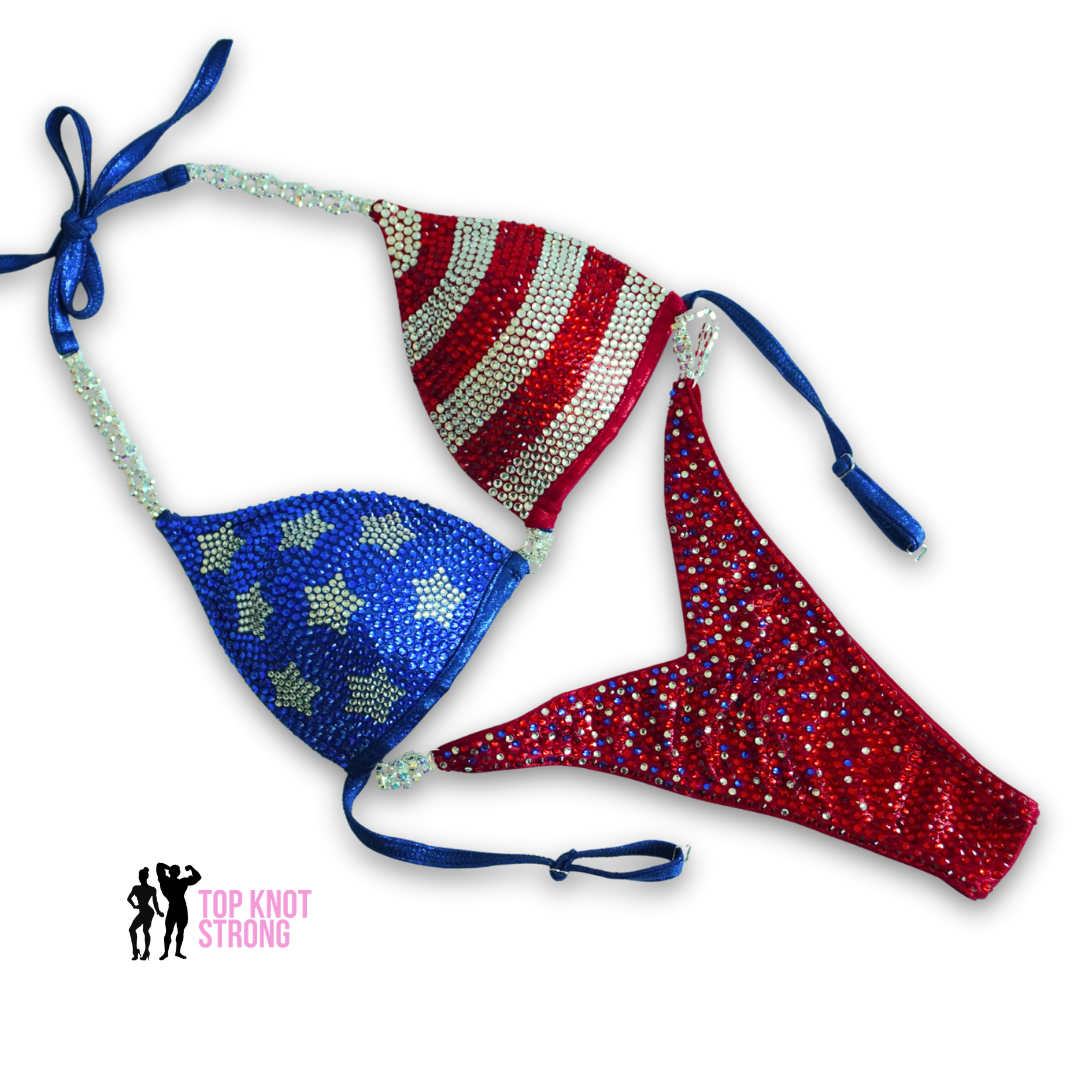 Liberty-Kini Figure Physique Bodybuilding Competition Suit