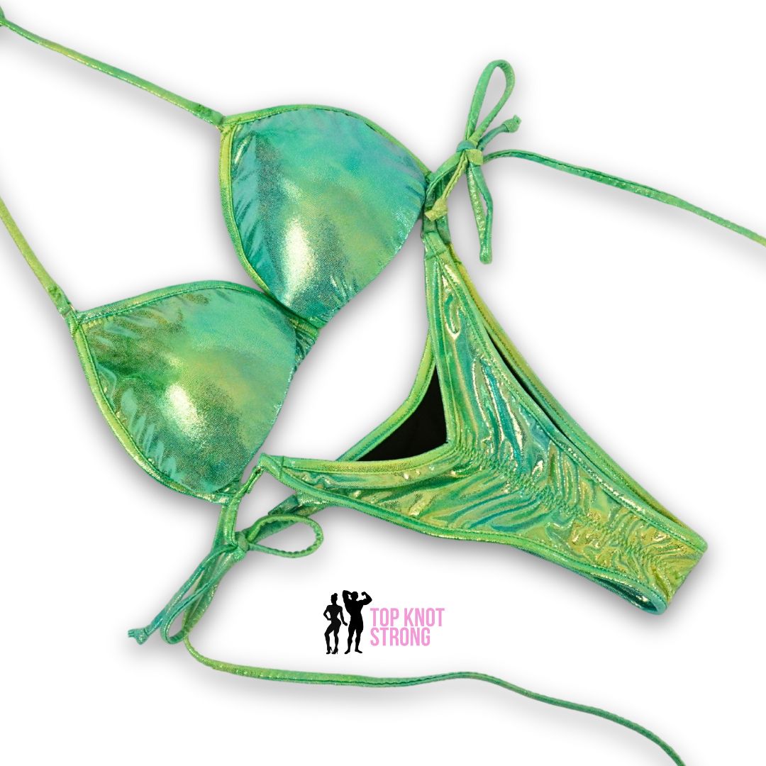 Seafoam Green Wellness Posing Practice Suit