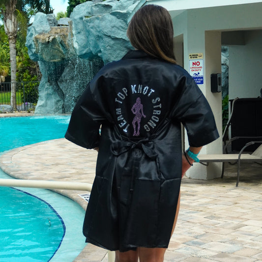 Custom Team Crystalized Satin Robe