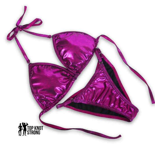 RTS: Magenta Pink Fit Model Bikini Competition Suit