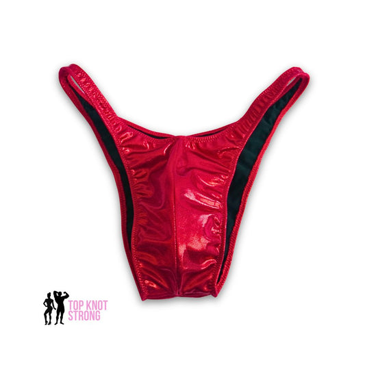 RTS: Ruby Red Men's Bodybuilding Posing Trunks