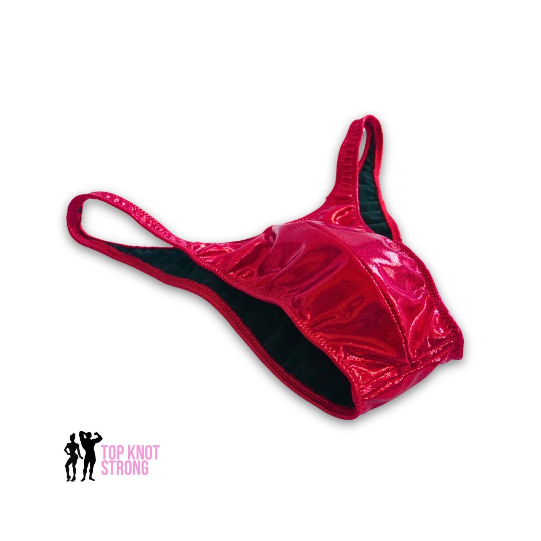 RTS: Ruby Red Men's Bodybuilding Posing Trunks