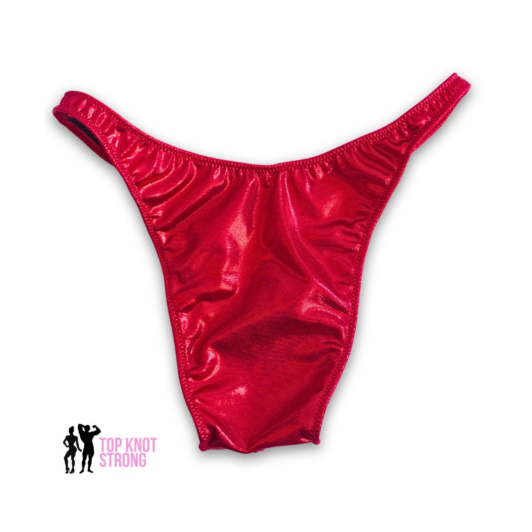 RTS: Ruby Red Men's Bodybuilding Posing Trunks