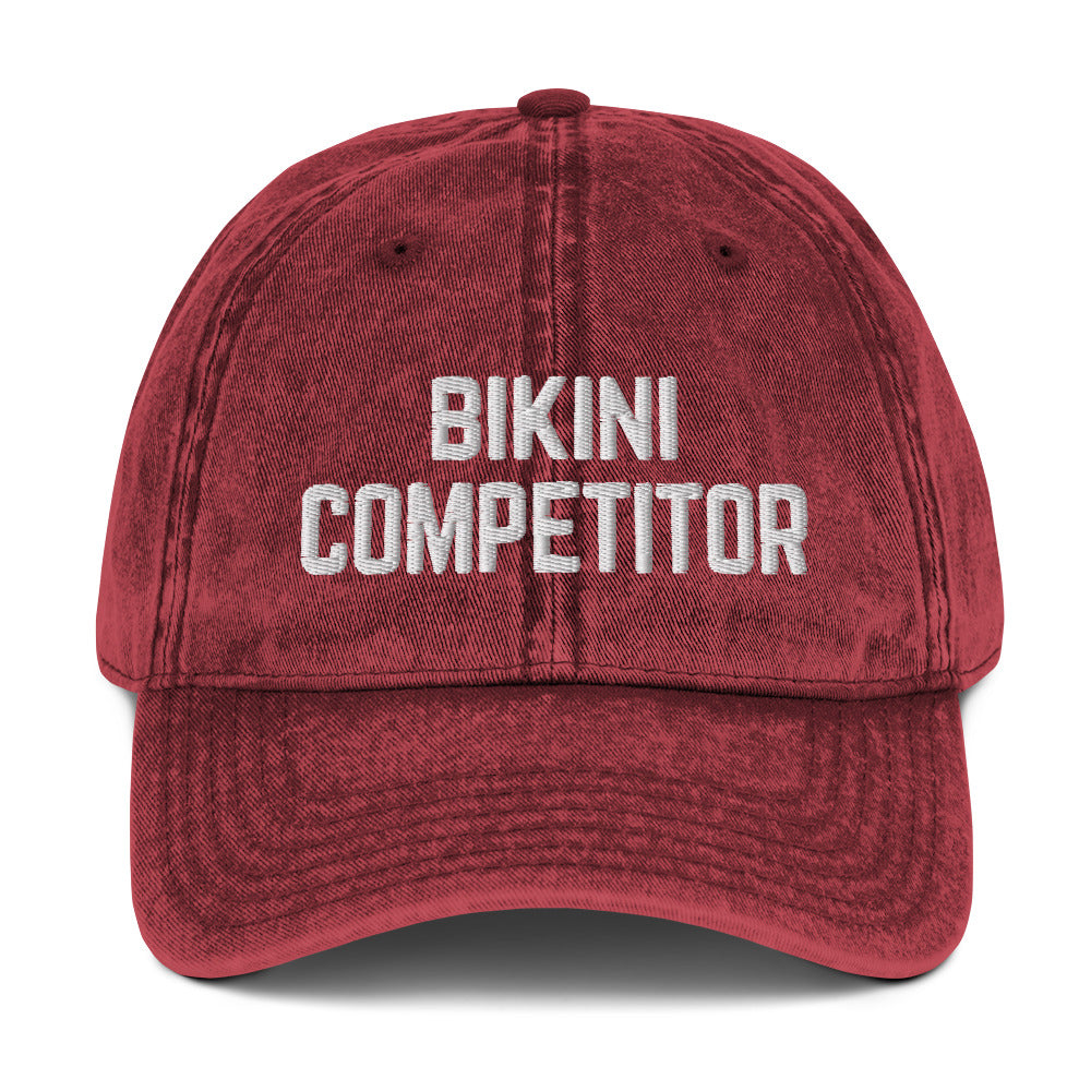Bikini Competitor Vintage Cotton Twill Cap