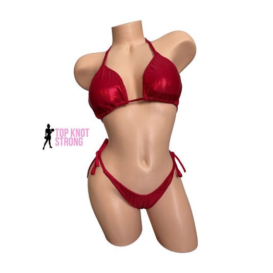 Ruby Red Wellness Posing Practice Suit