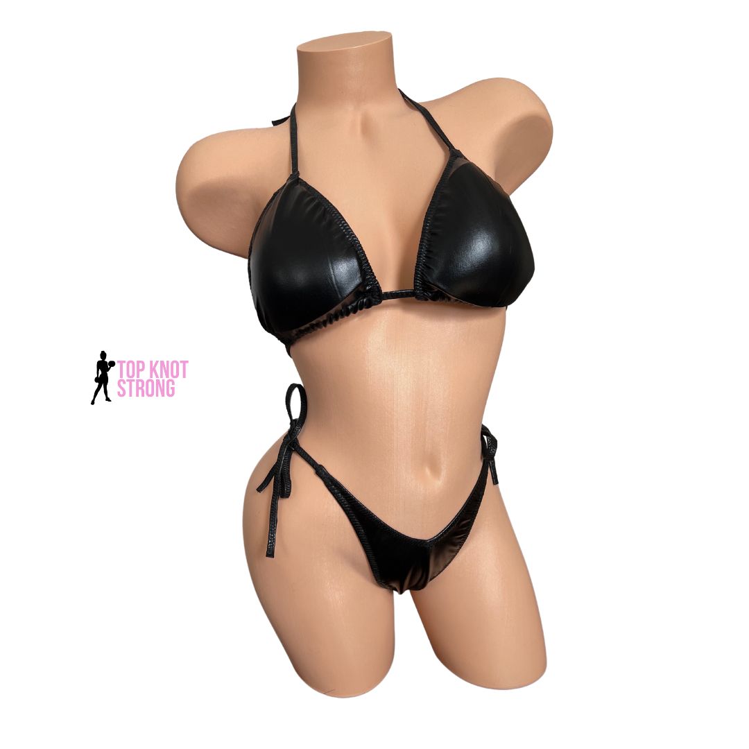 Wet Black Wellness Posing Practice Suit