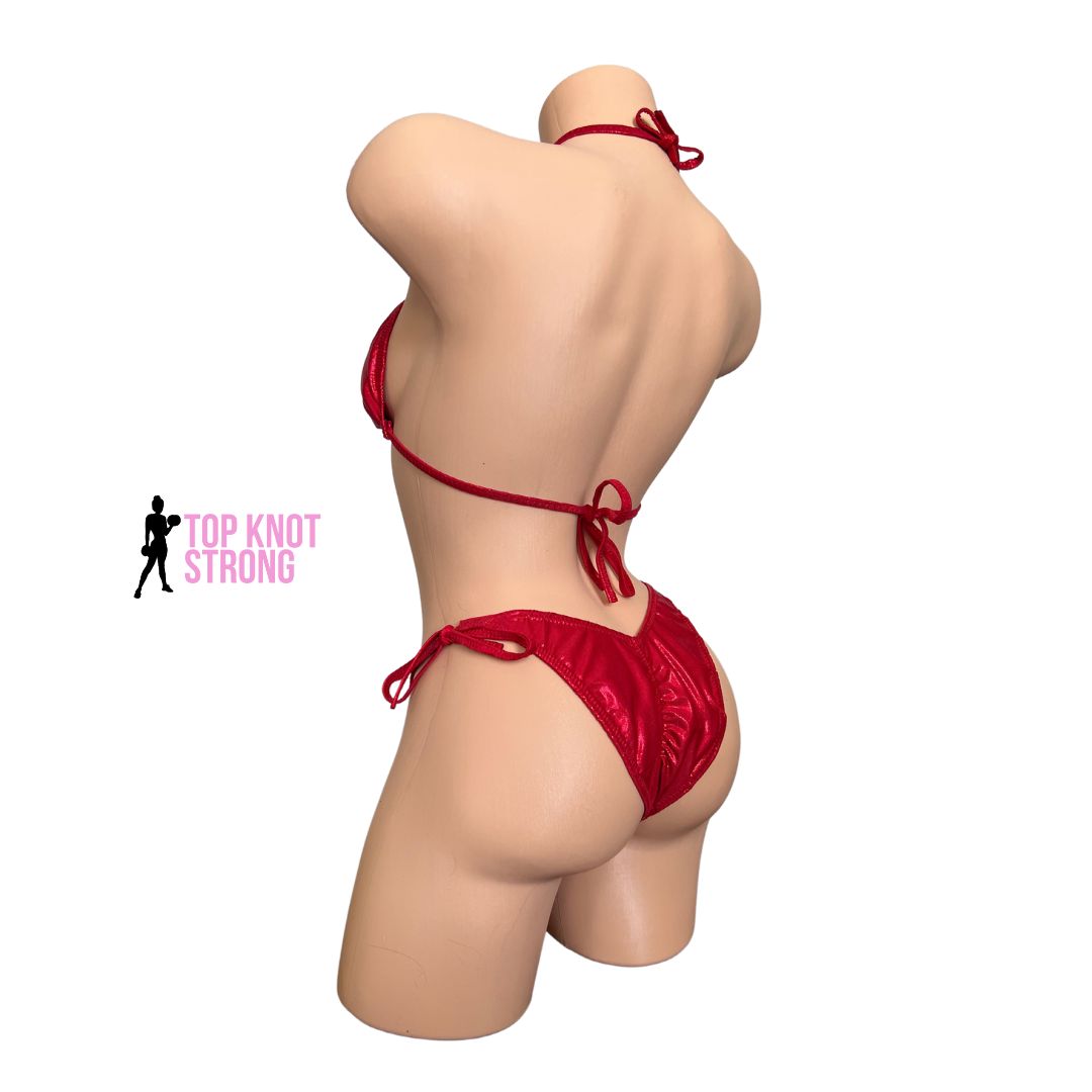 Ruby Red Wellness Posing Practice Suit
