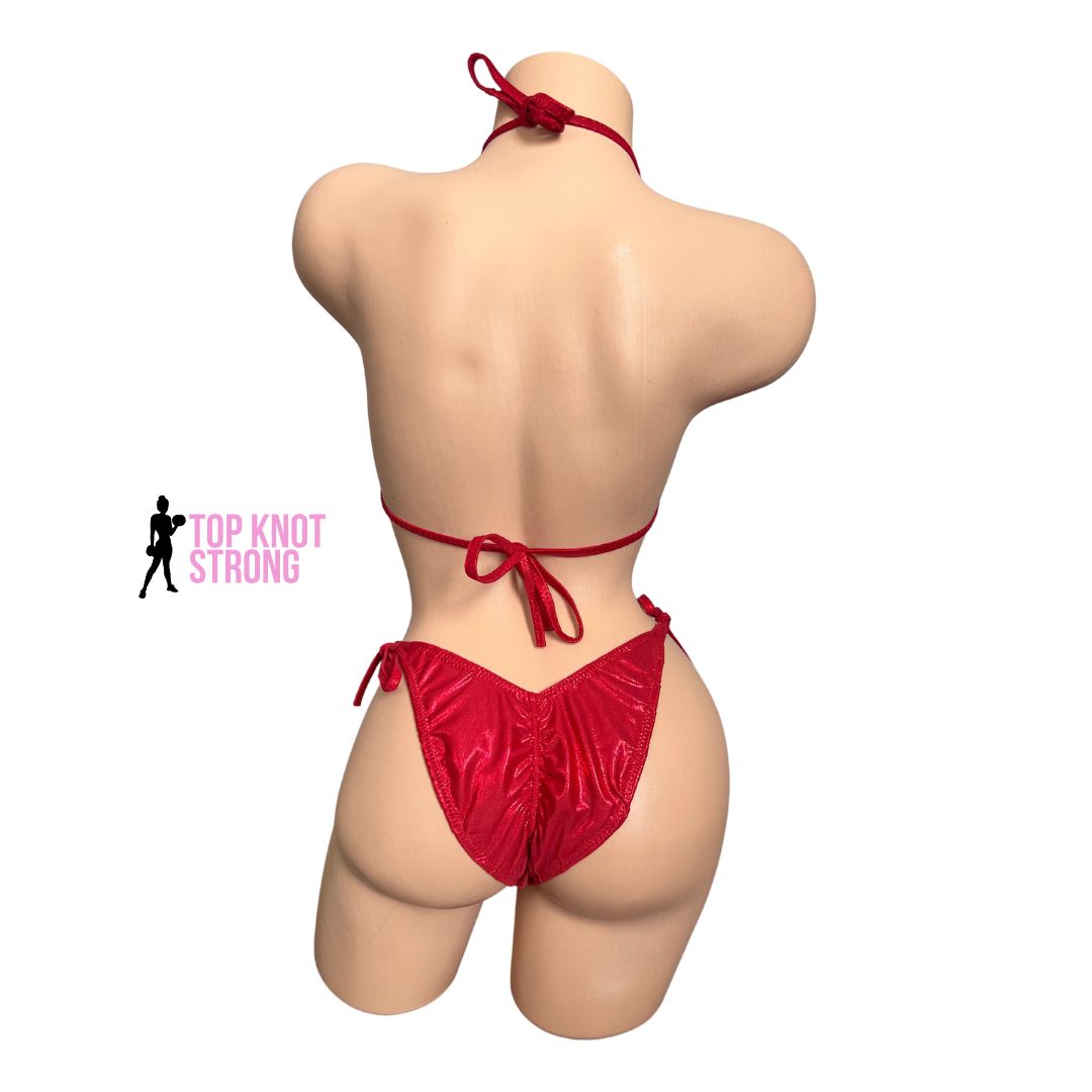 Ruby Red Wellness Posing Practice Suit